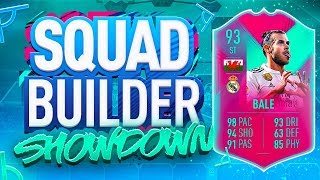 FIFA 19 SQUAD BUILDER SHOWDOWN STRIKER FUT BIRTHDAY GARETH BALE [upl. by Coad]