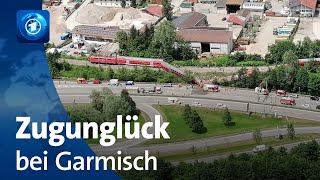 Tote und Schwerverletzte bei Zugunglück in Bayern [upl. by Ger33]