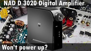 SDG 351 eBay NAD Hybrid Digital Amplifier D 3020 V1 Repair  Wont power on Hypex UCD102 Class D [upl. by Refeinnej905]