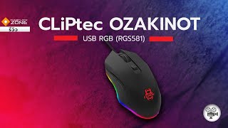 CLiPtec OZAKINOT RGS581  Gaming Mouse ไฟ RGB [upl. by Lenka35]