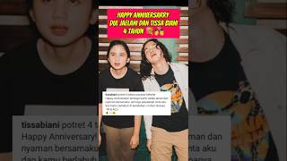 Dul Jaelani dan Tissa Biani merayakan Anniversarry ke 4 tahun Tissa spill foto random dan chat dul [upl. by Darees]