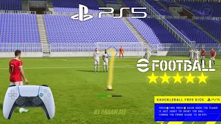 efootball 2022 Free Kick Tutorial PS5 PS4 [upl. by Gwennie]