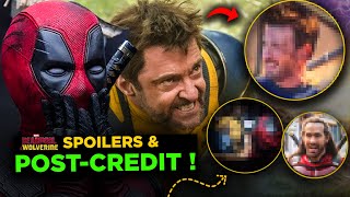 Deadpool amp Wolverine SPOILERS  amp POST Credit SCENE  Deadpool and Wolverine LEAKED FOOTAGES [upl. by Auguste655]