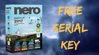 Nero 2017 Platinum  Serial key [upl. by Andrej]