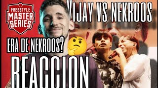 ERA DIRECTA DE NEKROOS  DYBBUK REACCIONA A NEKROOS VS VIJAY FMS PERU [upl. by Acassej446]