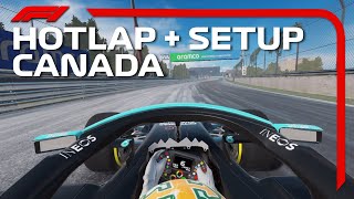 Hotlap Canada 107649  SETUP  F1 MOBILE RACING [upl. by Einnov]