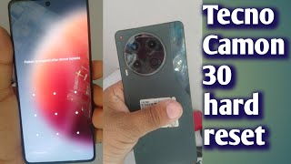 tecno camon 30 hard reset pattern lock 🔒💯 [upl. by Eisler]