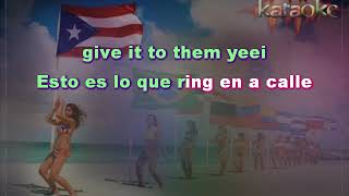 YANKEE  OYE MI CANTO karaoke [upl. by Attenauq]