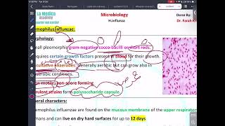 RS Microbiology  Haemophilus Influenzae  Mutah [upl. by Weight]