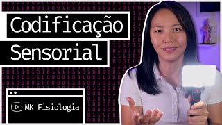 CODIFICAÇÃO SENSORIAL MODALIDADE LOCALIZAÇÃO INTENSIDADE E DURAÇÃO DOS ESTÍMULOS  MK Fisiologia [upl. by Akiam14]