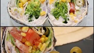 30 min Gericht TortillaWraps mit Thunfischcreme  Mittagessen ohne Kochen und Backen [upl. by Ahsinhoj]