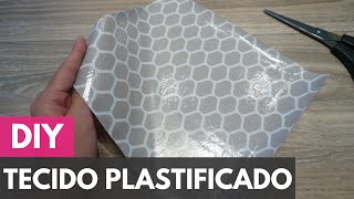 Como plastificarimpermeabilizar tecidos DIY  Faça você mesmo [upl. by Erret504]