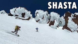 Shasta  Skiing Some Cascade Volcanoes 45 [upl. by Aneema]