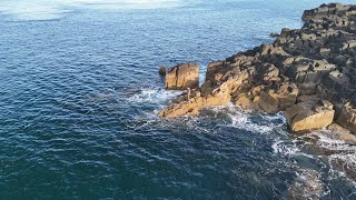 Lure fishing Neist Point  Isle of Skye [upl. by Atnohsal]