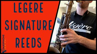 Legere Signature Series Synthetic Saxophone Reeds  and why I choose them for my sound [upl. by Mat]