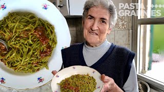 How to make nettle taglierini with porcini sauce  Pasta Grannies [upl. by Nyrat997]