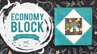 AGF Quilt Block Collection Economy Quilt Block Tutorial featuring Nightfall by Maureen Cracknell [upl. by Akeimat]