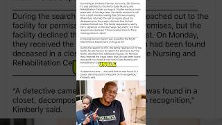 Missing patient found in nursing home shorts [upl. by Sotsirhc]