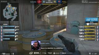 IEM Katowice 2017 dupreeh deagle ace vs FaZe  Overpass [upl. by Melitta272]