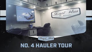 No 4 Custom Hauler Truck Tour  StewartHaas Racing [upl. by Dail]