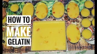 How to Make Gelatin  Pinoy Dessert [upl. by Roscoe411]