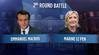 Macron versus Le Pen  ein Duell höchst konträrer Kandidaten [upl. by Northrup]