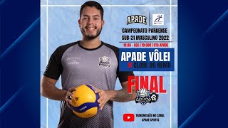 FINAL PARAENSE MASCULINO 2022  APADE X REMO [upl. by Susanne]