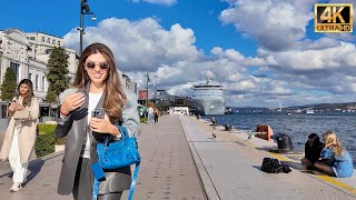 Exploring Galataport Istanbul Turkey  Cruise Port 4K Walking Tour [upl. by Otilesoj]