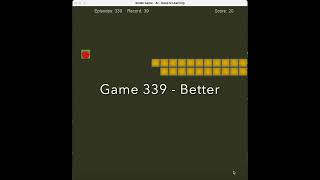 Snake Game  AI  Reinforcement learning RL  Deep Q Learning DQN Using Pytorch [upl. by Hajar187]