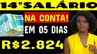 A TENÇÃO APOSENTADOS INSS PODE COMEMORAR 14°SALÁRIO NA CONTA DOS APOSENTADOS EM 05 DIAS [upl. by Leinto319]