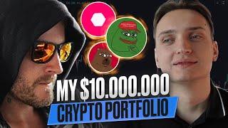 My 10000000 No Bitcoin Crypto Portfolio Neo Tokyo Alex Becker In the Game picks VPP POLKER [upl. by Denis]