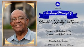 Funeral Tribute Service Of Arnold quotKnollyquot Moore [upl. by Aridan]