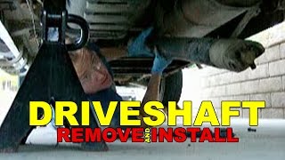 Driveshaft REMOVE and INSTALL how to [upl. by Jemina]