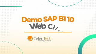 Demo SAP B1 10 Web Client EN [upl. by Azile]