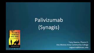 CC How to Pronounce Palivizumab Synagis Backbuilding Pharmacology [upl. by Fullerton]