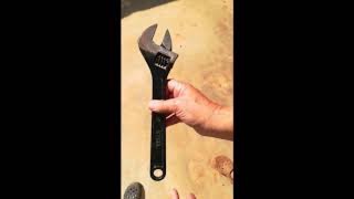 Adjustable wrenches how to use a adjustable wrenchshifting spanner [upl. by Rambow]