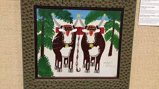 Maud Lewis Art Exhibit in Wolfville NS [upl. by Eledoya]