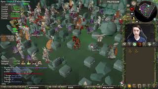 OSRS 100 Man Mass with THRALLS and STOMPERS vs The Chambers of Xeric amp Nightmare [upl. by Schwenk]