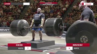 Axle Deadlift RECORD at Europes Strongest Man 2021 [upl. by Stuart]