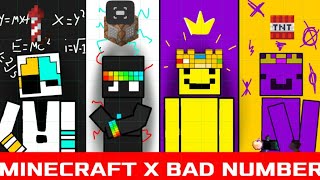 BAD NUMBER X MINECRAFT Animation [upl. by Moffitt728]