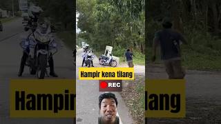 Sepeda motor hampir kena tilang polisi masukberanda [upl. by Akcira]