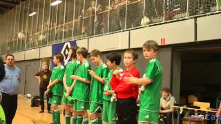 Jugendfußball Hamburg 23 Febr 14 Hallenmeister U 11  Siegerehrung [upl. by Ahseihs]