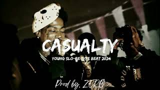 FREE Young SloBe x Ebk Jaaybo Type Beat 2024 quotCasualtyquot  Stockton Type Beat  Prod By ZerØ [upl. by Halette323]