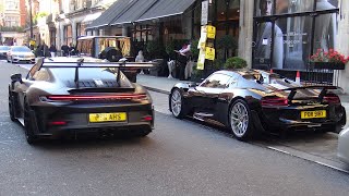 Supercars in London October 2024 [upl. by Otrebogir]