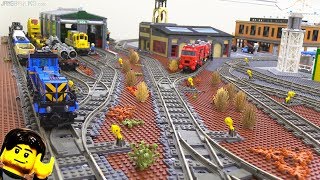 LEGO train yard amp locomotive maintenance shop improvements [upl. by Joachim199]