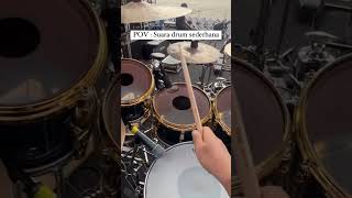 TONE SOUNDCHECK ✅ drummer shortvideos drums drumcover shorts [upl. by Meredi768]