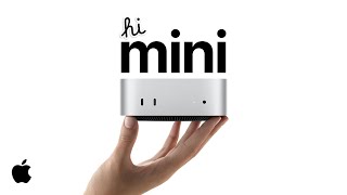 Introducing the allnew Mac mini  Apple [upl. by Ardnuhsor]