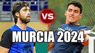 Nikoloz Basilashvili vs Diego Augusto Barreto Sanchez MURCIA Q 2024 Highlights [upl. by Skipp]