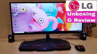 34 inch LG Ultra Wide Monitor 34UM61P Unboxing amp Review [upl. by Sugirdor366]