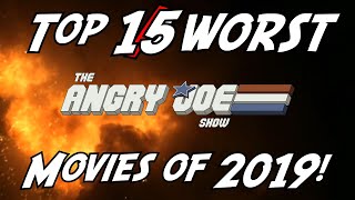 Top 15 WORST Movies of 2019 [upl. by Aihtebat]